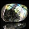 Image 1 : 650ct Large Polished Rainbow Labradorite Cabochon (MIN-001660)