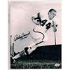 Image 1 : Autographed John David Crow 8x10 Black & White Photo
