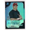 Image 1 : 2005 Bowman Chrome Refractor Mike Rodriguez Autographed Rookie Card-#/500!