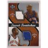 Image 1 : 2007-08 Sweet Spot Stephon Marbury/Mardy Collins Dual Game-Used Material Insert Card