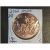 Image 1 : 2012 1 OUNCE COPPER PANDA