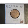 Image 1 : 1865 2 CENT COPPER