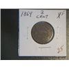 Image 1 : 1864 2 CENT COPPER