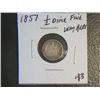 Image 1 : 1857 1/2 DIME