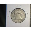 Image 2 : 1950 D FRANKLIN 1/2 DOLLARS SILVER