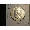 Image 1 : 1963 D FRANKLIN 1/2 DOLLARS SILVER