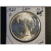 Image 1 : 1922 P PEACE DOLLAR