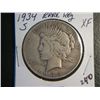 Image 1 : 1934 S PEACE DOLLAR