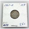 Image 1 : 1961-D Silver Dime EF+
