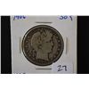Image 1 : 1906 Barber Half Dollar; VG8; EST. $10-20