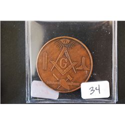 Mason Medallion; EST. $3-10
