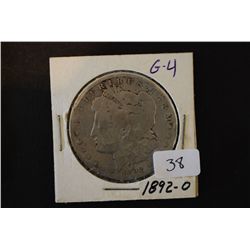 1892-O Silver Morgan $1; EST. $30-40