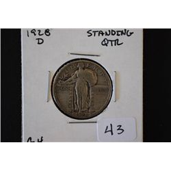 1928 Standing Quarter; G4; EST. $8-15
