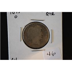 1895-O Barber Quarter; G4; EST. $10-25