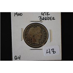 1900 Barber Quarter; G4; EST. $8-15