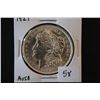 Image 1 : 1921 Silver Morgan $1; AU58; EST. $35-40