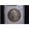 Image 1 : 1878 Silver Morgan $1; 7 Tail Feathers Rev of 78; MCPCG Graded MS63; EST. $60-100