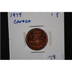 1979 Canada 1 Cent Foreign Coin; EST. $5-8