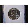 Image 1 : 1963 Ben Franklin Half Dollar; MCPCG Graded MS62; EST. $20-40