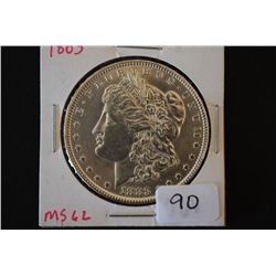 1883 Silver Morgan $1; MS66; EST. $40-70