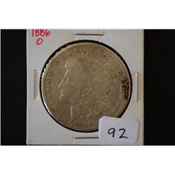 1886-O Silver Morgan $1; EST. $25-35