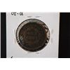 Image 2 : 1847 Large One Cent; G4 Rim Damage; EST. $10-20
