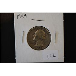 1949 Washington Quarter; EST. $10-15