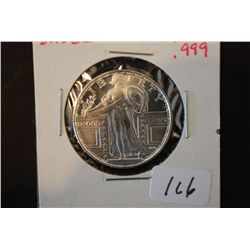 American Precious Metals Exchange Silver Round; .999 Fine Silver 1/4 Oz.; EST. $10-15