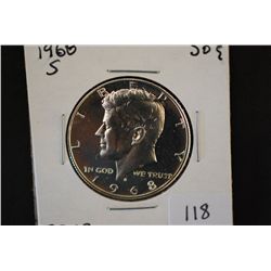 1968-S Kennedy Half Dollar; PF63; EST. $5-10