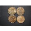 Image 2 : 2000-D, 2000-P (2) & 2001-D Sacagawea $1; Lot of 4; EST. $10-15