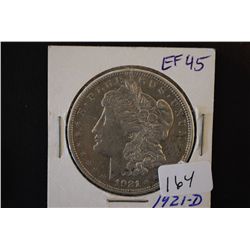 1921-D Silver Morgan $1; EF45; EST. $30-40