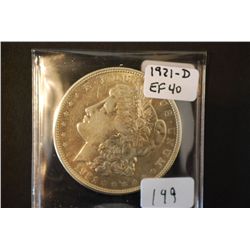 1921-D Silver Morgan $1; EF40; EST. $30-40