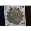 Image 1 : 1922-S Peace $1; EF40; EST. $30-40