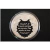 Image 2 : Shakespeare Tragedy Sterling Round; Measure For Measure; .925 Silver .530 Oz.; EST. $20-30