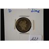 Image 1 : 1910-D Barber One Dime; G4; EST. $3-6