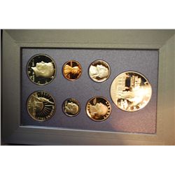 1986-S US Mint Prestige Proof Set W/Commerative Ellis Island $1 & A Nation Of Immigrants Commerative