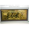 Image 1 : Central Bank Of Belize $20 Foreign Bank Note; "Orchids and Scarlet Macaw"; The First Gold Bank Notes