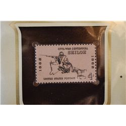 1991 Historic Stamps Of America; The Battle Of Shiloh-Civil War Centennial April 7, 1962; EST. $5-10