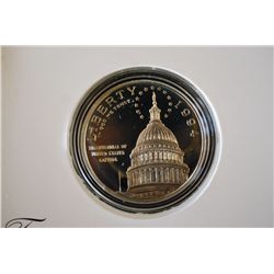 1994-S US Bicentennial Of US Capitol Commerative $1 Proof W/History; 90% Silver 26.730 Grams; EST. $