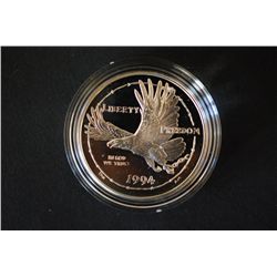 1994-P US Prisoner Of War Commerative Silver $1 Proof; EST. $65-75