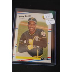 1988 MLB Barry Bonds Pittsburgh Pirates Baseball Trading Card; EST. $5-10