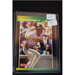 1988 MLB Barry Bonds Pittsburgh Pirates Baseball Trading Card; EST. $5-10