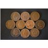 Image 1 : Indian Head One Cent; Various Dates & Conditions; Lot of 10; EST. $10-20