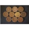 Image 2 : Indian Head One Cent; Various Dates & Conditions; Lot of 10; EST. $10-20