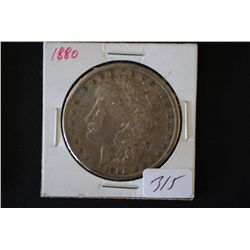 1880 Silver Morgan $1; EST. $40-50