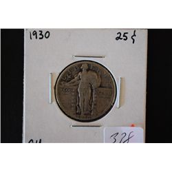 1930 Standing Liberty Quarter; G4; EST. $5-10