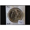 Image 1 : 1921 Silver Morgan $1; AU58; EST. $35-40