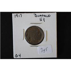 1917 Buffalo Nickel; G4; EST. $5-10