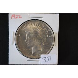 1922 Peace $1; EST. $40-50