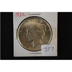 1922 Peace $1; EST. $35-45